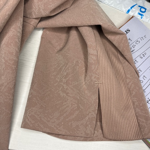 Athleta Brooklyn Textured Ankle Grain Cano Mocha Latte Pants - Picture 8 of 13